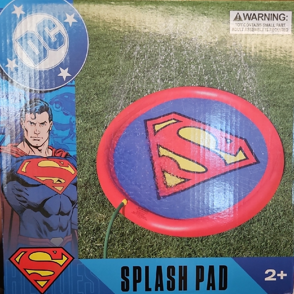 DC Superman Splash Pad - Red and Blue